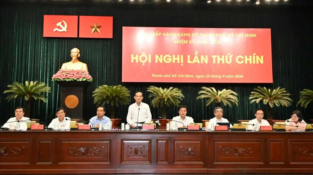 Khai mạc Hội nghị lần thứ 9 Ban Chấp hành Đảng bộ TPHCM 