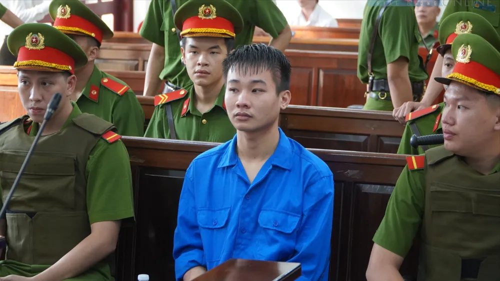 Bị cáo Nguyễn Đức Anh tại phiên tòa. Ảnh: PHÚ NGÂN