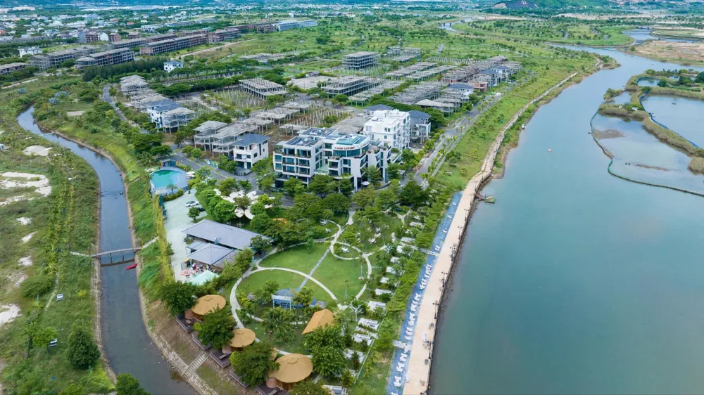 Phối cảnh Dự án Đầu tư xây dựng và kinh doanh kết cấu hạ tầng khu chức năng tại vị trí số 6 thuộc Khu thương mại tự do Đà Nẵng. Ảnh: NGUYÊN KHÔI