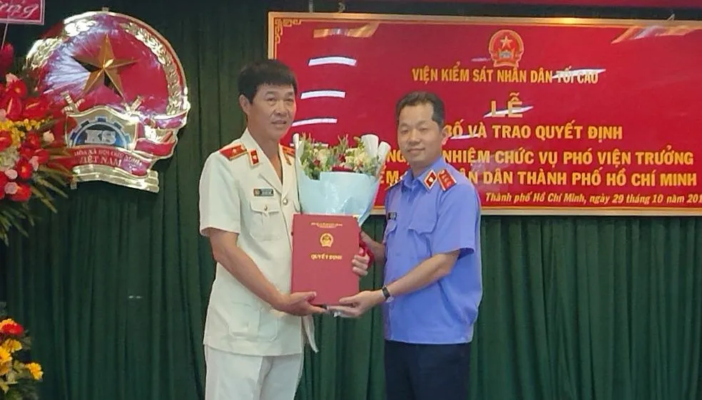 Bổ nhiệm Phó Viện trưởng Viện Kiểm sát Nhân dân TPHCM