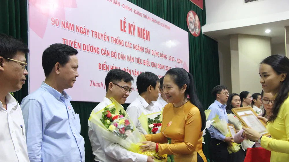 TPHCM tuyên dương các tập thể, cá nhân điển hình “Dân vận khéo”