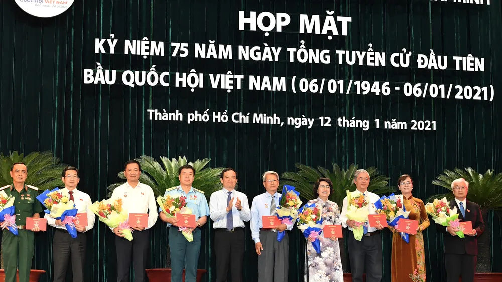 TPHCM họp mặt kỷ niệm 75 năm ngày Tổng tuyển cử đầu tiên bầu Quốc hội 