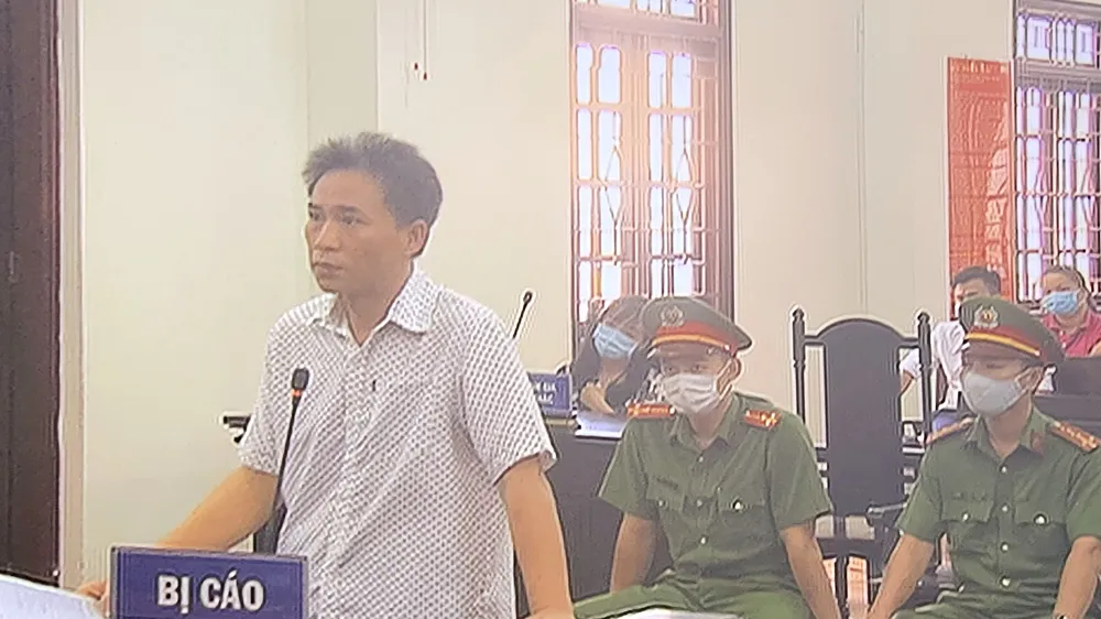 Bị cáo Quách Duy tại tòa