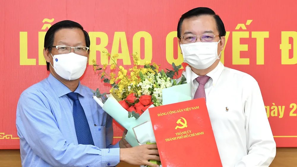 Đồng chí Lê Hồng Sơn làm Phó trưởng Ban Tuyên giáo Thành ủy TPHCM
