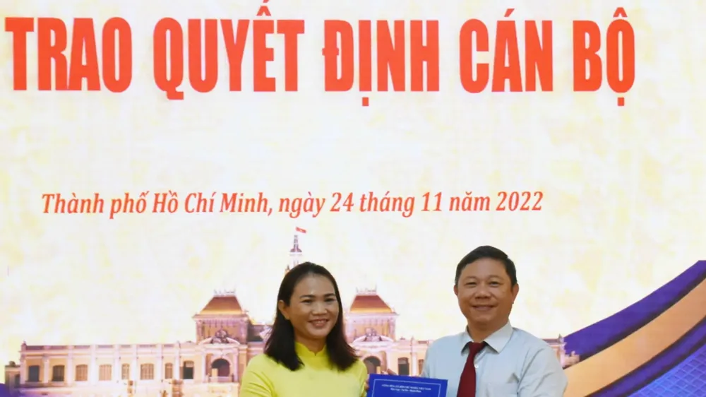 Sở LĐTB-XH TPHCM có Phó Giám đốc mới