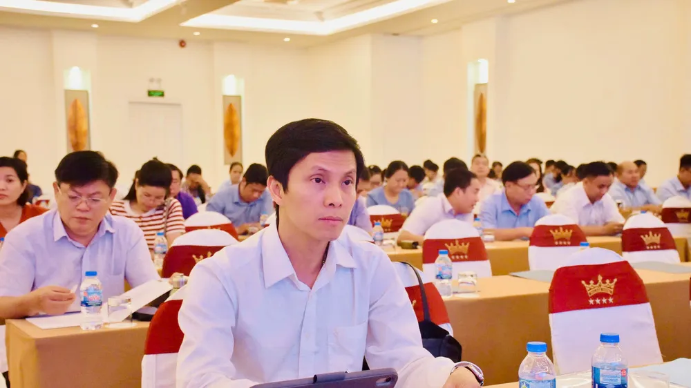 Ông Ngô Thanh Hiển, Phó Cục trưởng Cục Thông tin cơ sở và Thông tin đối ngoại (Bộ Văn hóa, Thể thao và Du lịch) dự hội nghị.