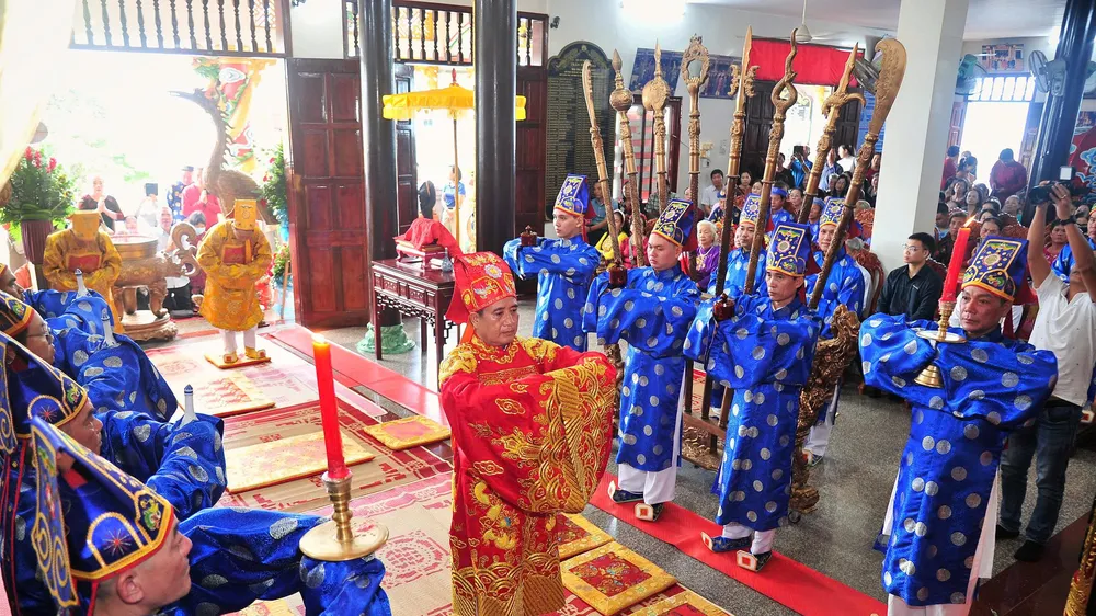 Các nghi lễ truyền thống tại Đại lễ Giỗ Đức Thánh Trần Hưng Đạo được bảo tồn nguyên vẹn qua nhiều năm