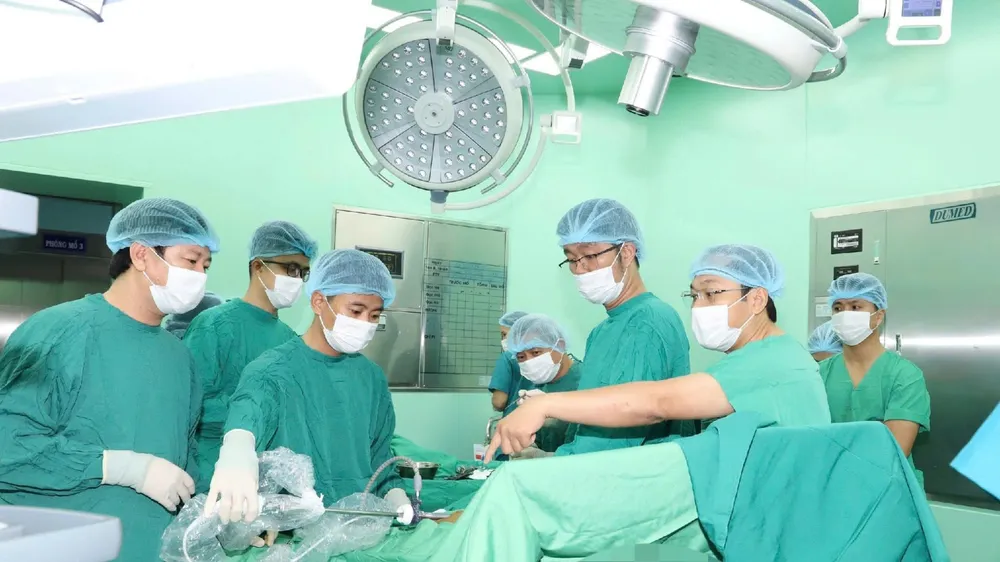 Ca phẫu thuật có sự phối hợp của 2 bệnh viện.