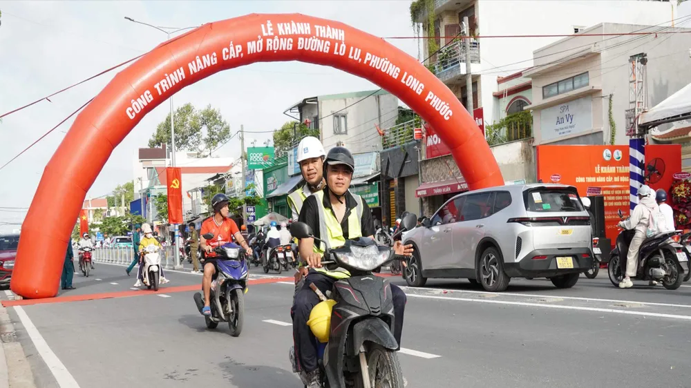 Đường Lò Lu khang trang sau nâng cấp, mở rộng
