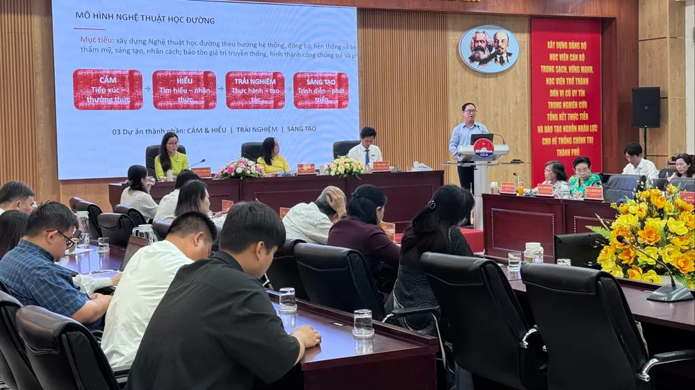 Hội thảo khoa học “Phát triển văn hóa Việt Nam theo tinh thần Nghị quyết số 80-NQ/TW của Bộ Chính trị - Thực tiễn và những vấn đề đặt ra tại TPHCM”.