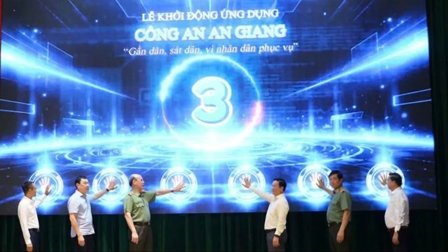 Ra mắt ứng dụng Công an An Giang, thêm kênh tương tác với nhân dân