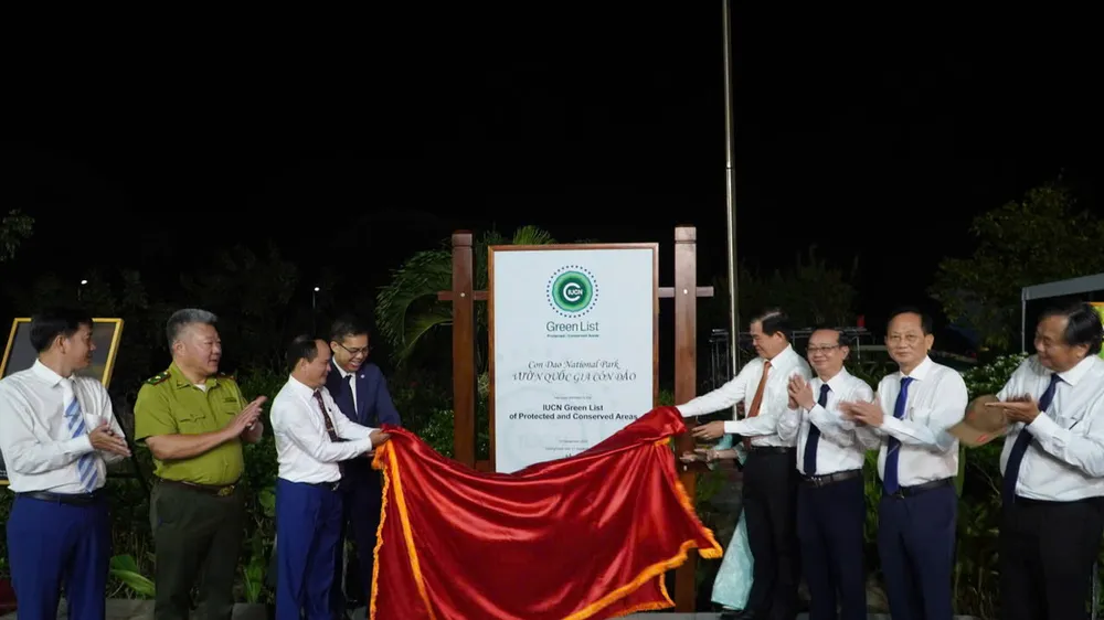 Vườn quốc gia Côn Đảo đón nhận danh hiệu Danh lục Xanh