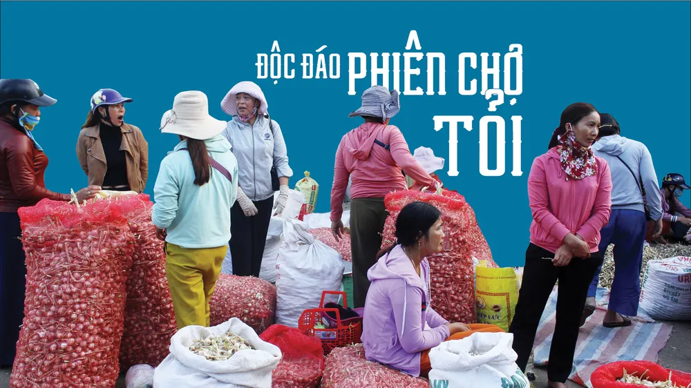 Độc đáo phiên chợ tỏi
