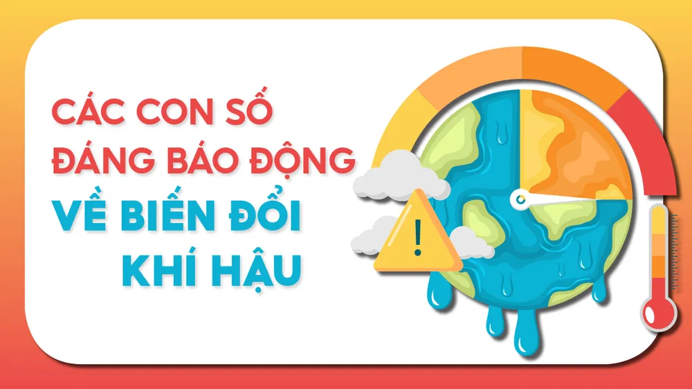Các con số đáng báo động về biến đổi khí hậu