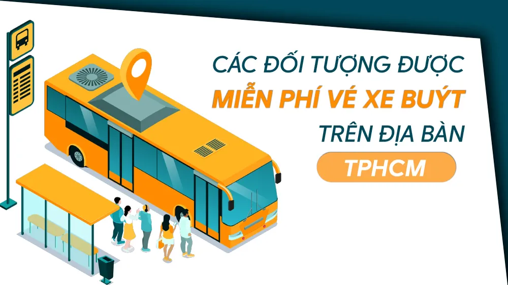 Các đối tượng được miễn phí vé xe buýt trên địa bàn TPHCM