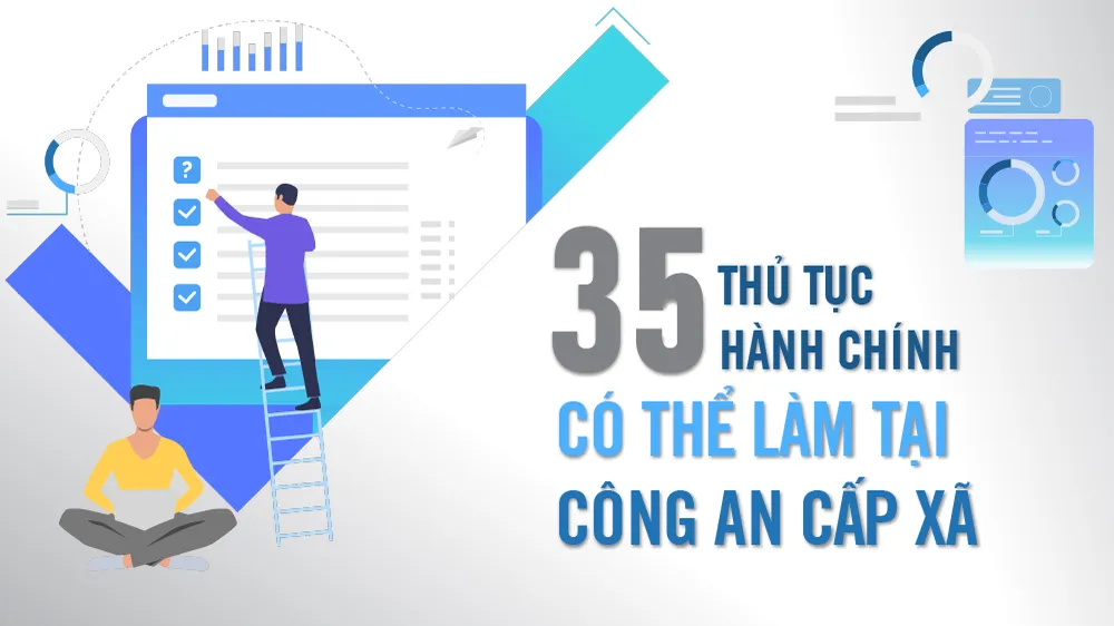 35 thủ tục hành chính có thể làm tại công an cấp xã