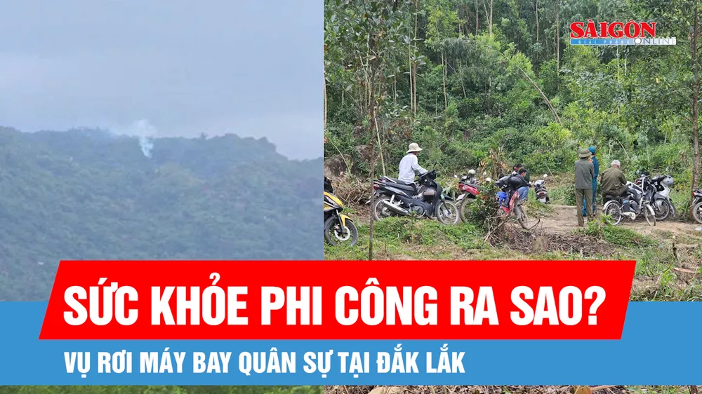 Sức khỏe phi công trong vụ rơi máy bay quân sự tại Đắk Lắk hiện ra sao?