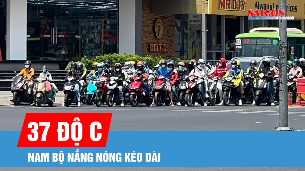 Nam bộ nắng nóng kéo dài, lan rộng ra Trung bộ 