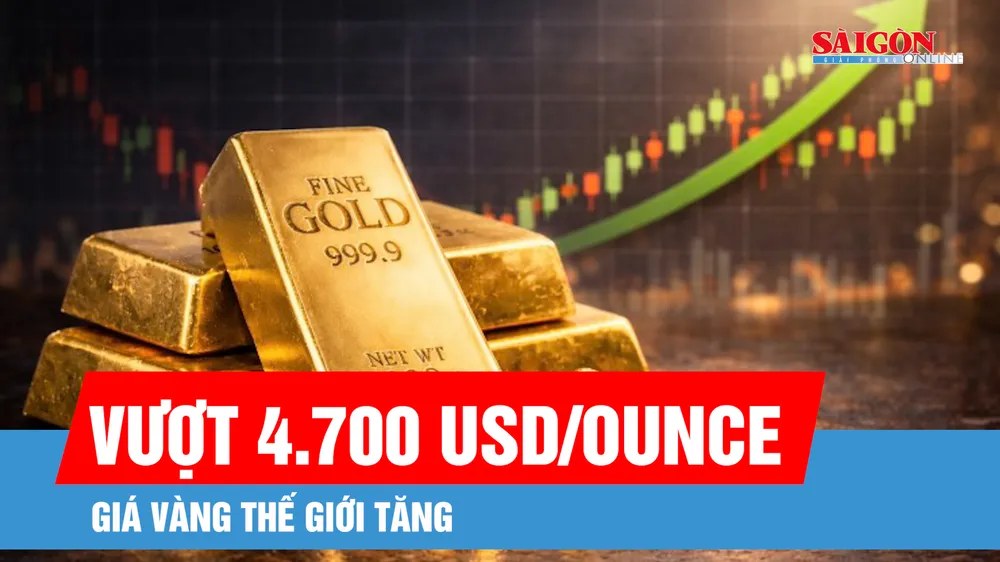 Giá vàng trong nước bật tăng khi giá vàng thế giới tăng