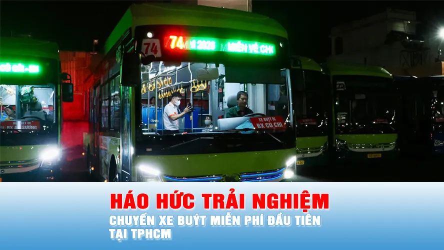 Podcast bản tin trưa 1-7: TPHCM: Hành khách phấn khởi ngày đầu đi xe buýt miễn phí 
