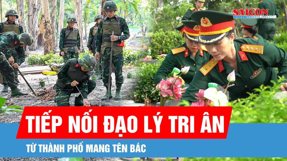 Tiếp nối đạo lý tri ân từ thành phố mang tên Bác 