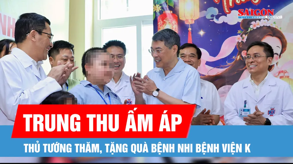 Thủ tướng thăm, tặng quà Trung thu bệnh nhi Bệnh viện K