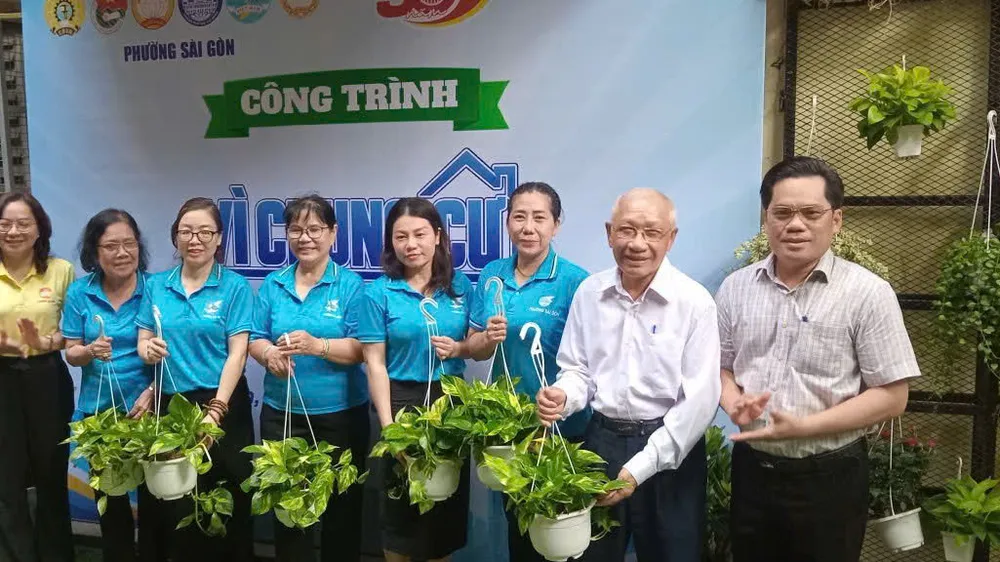 Phường Sài Gòn ra mắt công trình chung cư xanh - sạch - an toàn 