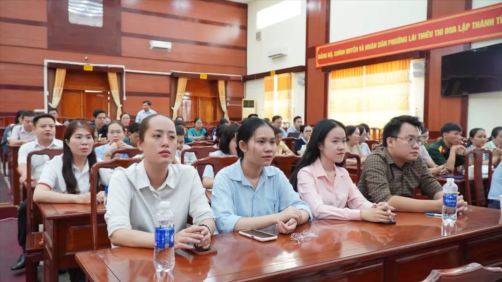 Phường Lái Thiêu tập huấn kỹ năng ứng dụng AI 