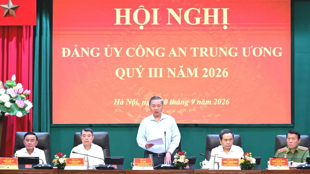 Tổng Bí thư, Chủ tịch nước Tô Lâm phát biểu chỉ đạo tại hội nghị. Ảnh: NGUYỄN KHẢI