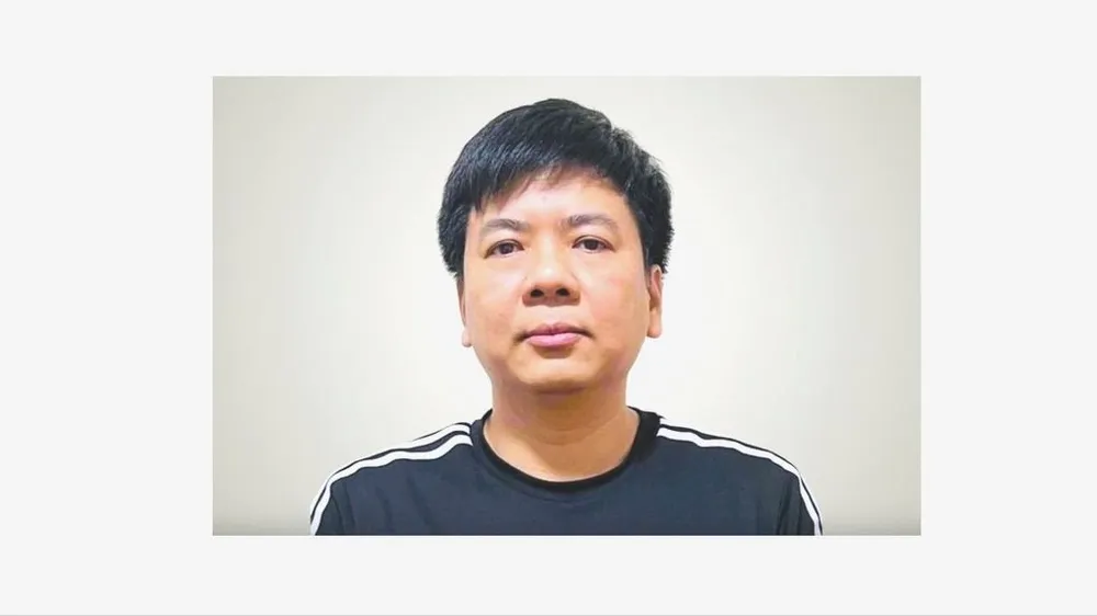 Bị can Nguyễn Ngọc Thủy tại cơ quan điều tra. Ảnh: BỘ CÔNG AN