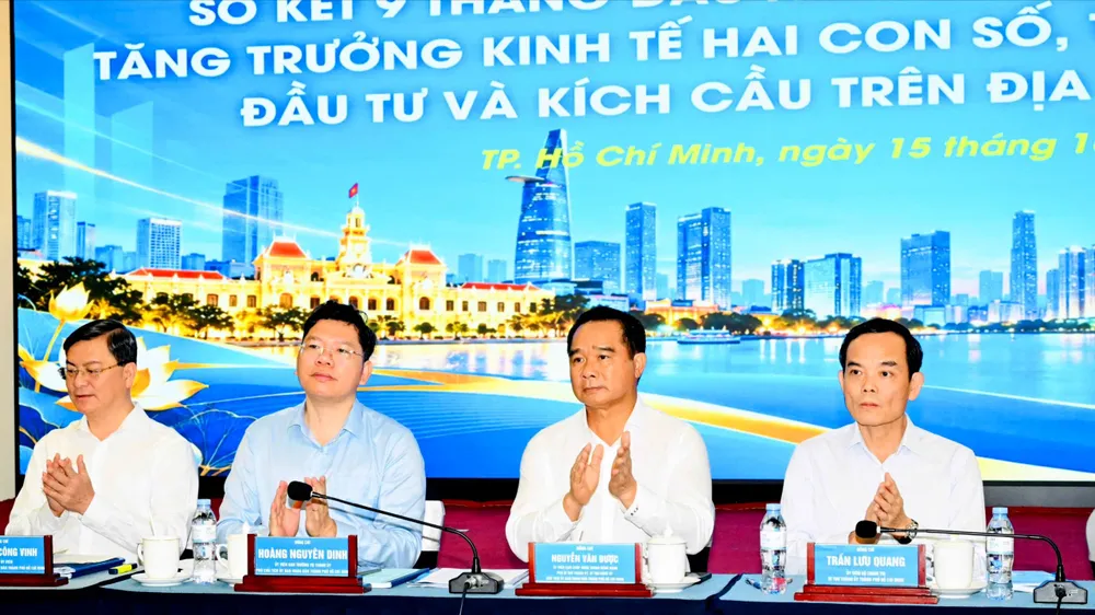 Chủ tịch UBND TPHCM Nguyễn Văn Được: Quý 4-2026 GRDP TPHCM phải tăng 13,23%