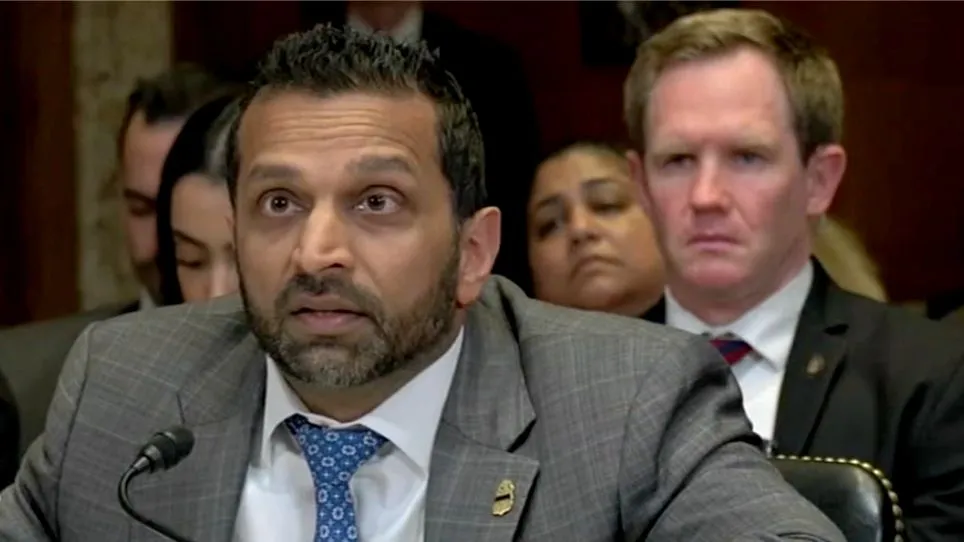 Giám đốc FBI Kash Patel trong phiên điều trần tại Quốc hội Mỹ ngày 12-5-2026. Ảnh: ABC7