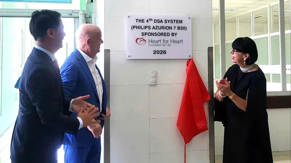 Phòng DSA thuộc Tầng 9, Trung tâm Tim mạch Bệnh viện Đà Nẵng. Ảnh: XUÂN QUỲNH