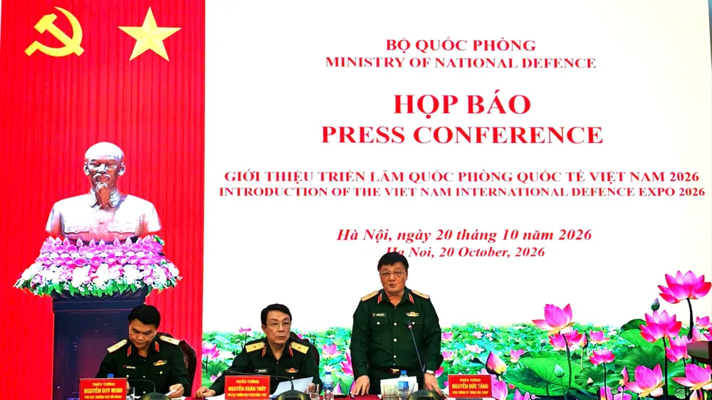 Triển lãm Quốc phòng quốc tế Việt Nam 2026 diễn ra trong 4 ngày tại Sân bay Gia Lâm 