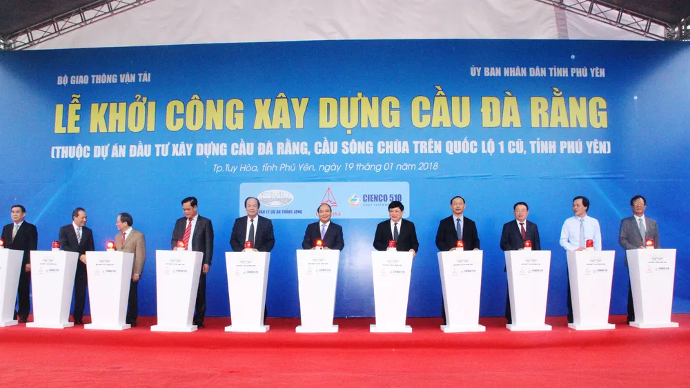 Khởi công xây dựng cầu Đà Rằng - cây cầu dài nhất miền Trung