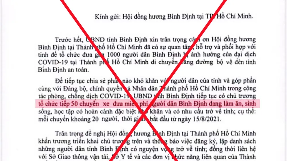 Công an đang điều tra kẻ giả mạo văn bản của UBND tỉnh Bình Định