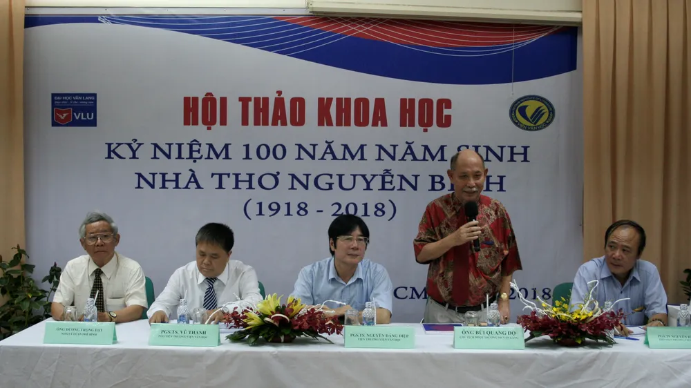 Hội thảo Kỷ niệm 100 năm năm sinh nhà thơ Nguyễn Bính 