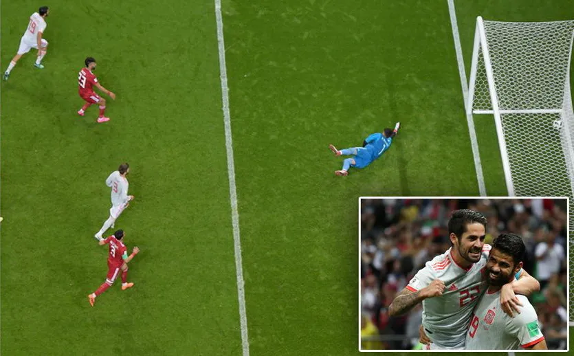 Bảng B, Iran - Tây Ban Nha 0-1: Diego Costa ghi bàn tiễn Iran, bám đuổi CR7