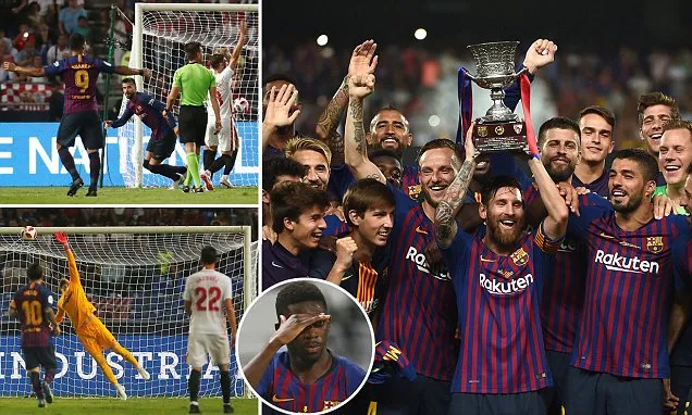 Sevilla - Barcelona 1-2: Barca 13 lần đăng quang