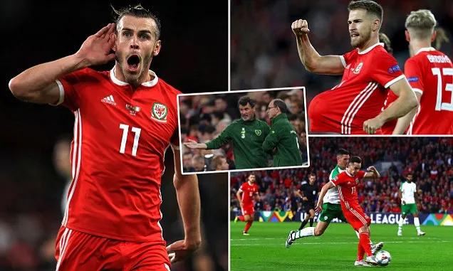 Xứ Wales - CH Ireland 4-1: Lawrence, Gareth Bale, Ramsey, Robert tỏa sáng