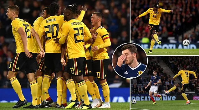 Giao hữu, Scotland - Bỉ 0-4: Lukaku, Hazard, Batshuayi mang về chiến thắng 4 sao