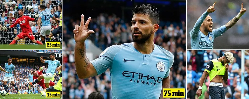 Man City - Southampton 6-1: Aguero, Silva, Sane ghi bàn, Sterling lập cú đúp