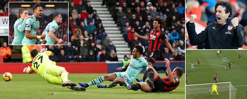Bournemouth - Arsenal 1-2: Lerma phản lưới nhà, Aubameyang ấn định chiến thắng