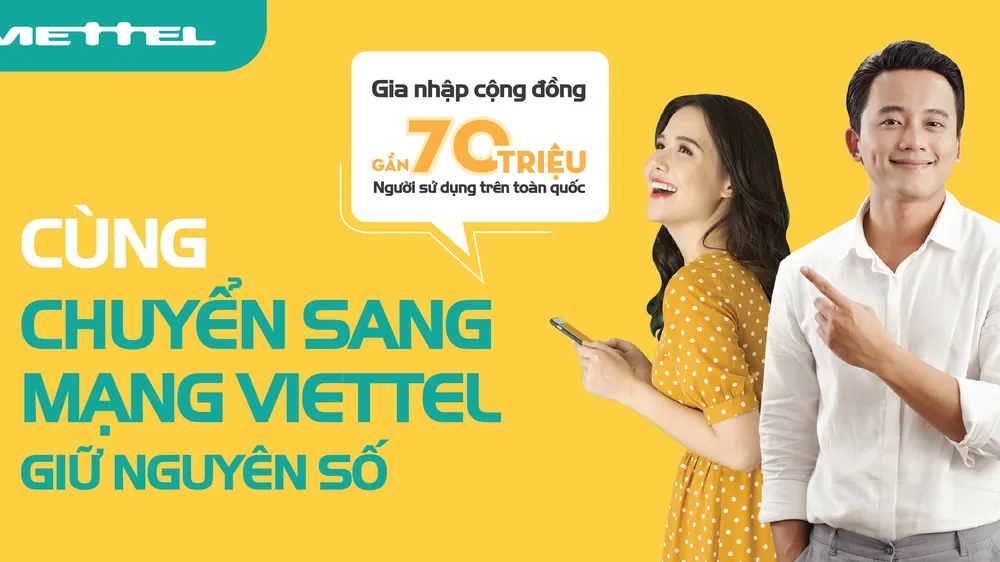Viettel giúp khách hàng chuyển mạng giữ số tại nhà