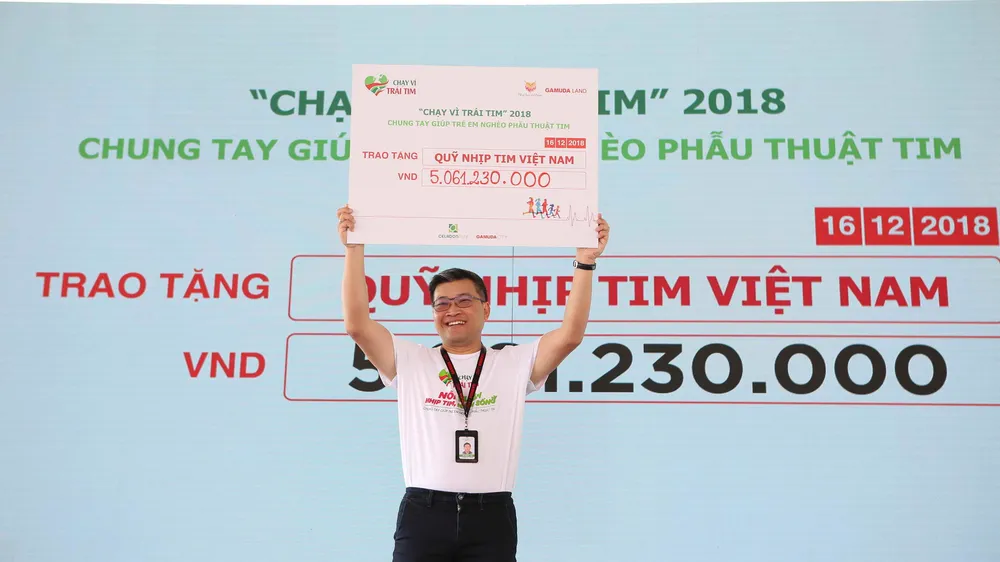 Chạy Vì Trái tim 2018 gây quỹ hơn 5 tỷ đồng: Giúp cứu sống hơn 180 trẻ bị bệnh tim 