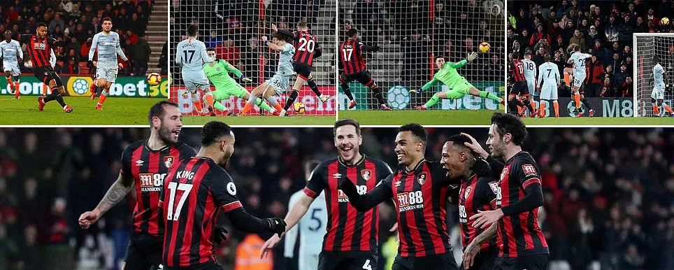 Bournemouth - Chelsea 4-0: Joshua King, David Brooks, Charlie Daniels gieo ác mộng cho HLV Sarri