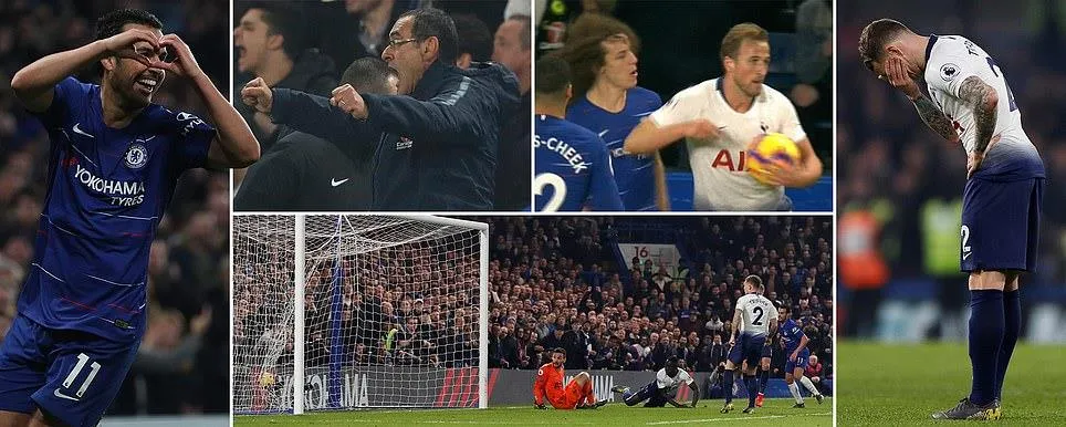 Chelsea -Tottenham 2-0: Pedro lập công, Trippier “tặng quà” HLV Maurizio Sarri