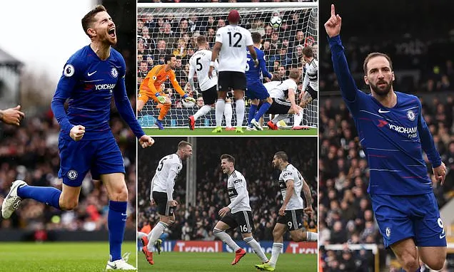 Fulham - Chelsea 1-2: Higuain, Jorginho tỏa sáng, HLV Sarri có cơ hội vào tốp 4