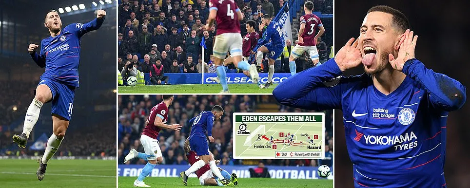 Chelsea - West Ham 2-0: Dấu ấn Eden Hazard và HLV Maurizio Sarri vào tốp 3