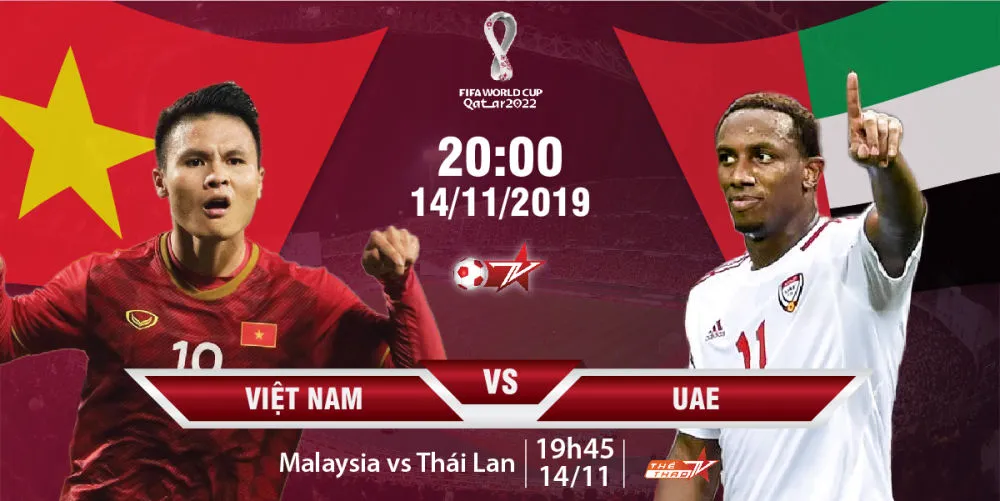 Trực tiếp, Việt Nam - UAE, Vòng loại World Cup 2022